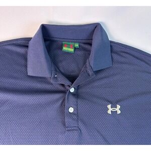 Under Armour 2XL Mens Blue Performance Golf Polo‎ Shirt Short Sleeve